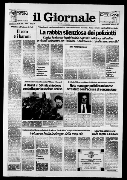 Il giornale : quotidiano del mattino